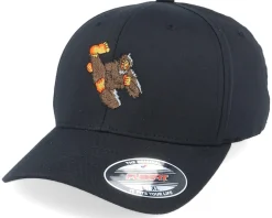 Flying Kick Monkey Black Flexfit - Iconic