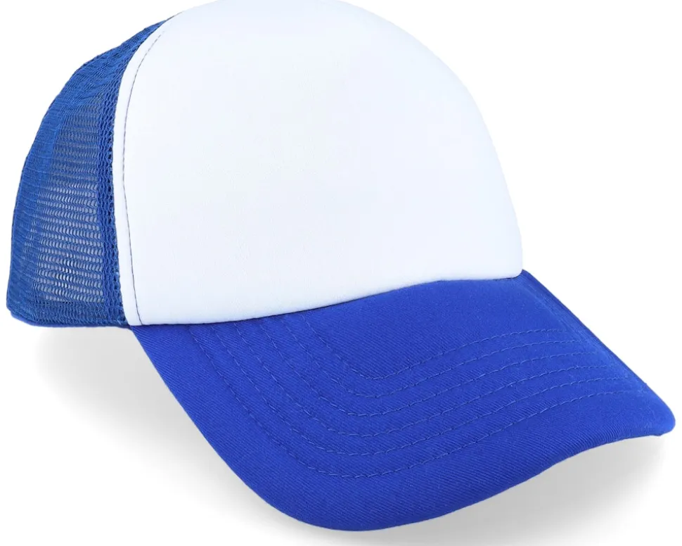 Foam Bright Royal/White Vintage Trucker - Beechfield