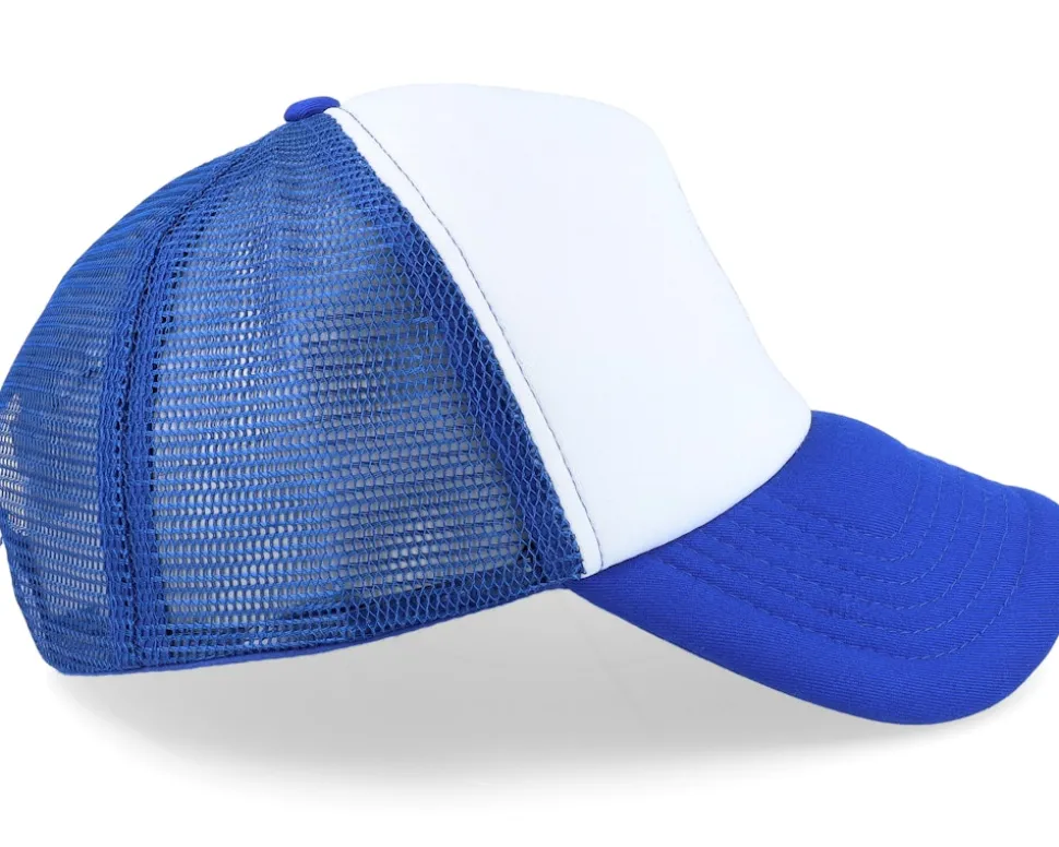 Foam Bright Royal/White Vintage Trucker - Beechfield