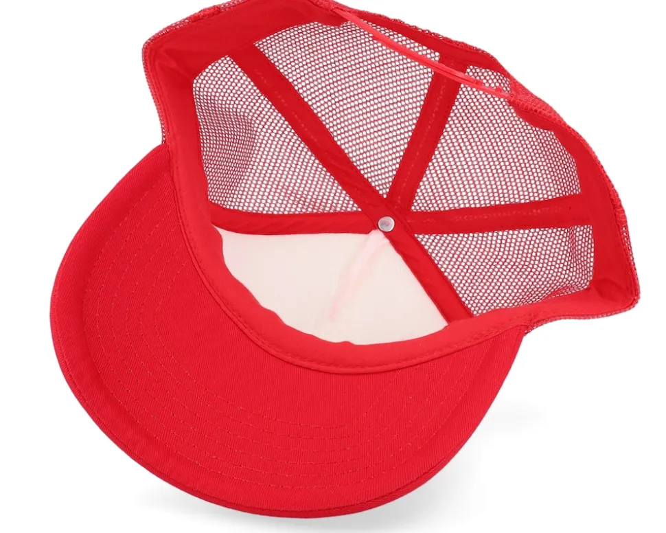 Foam Classic Red/White Vintage Trucker - Beechfield