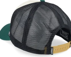 Food Oysters Off White/Dark Green A-Frame Trucker - Djinns