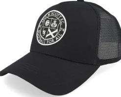 Football For All Cap Jet Black Trucker - Lyle & Scott