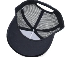 Football Soccer Player Patch Velvet Black Trucker - Iconic