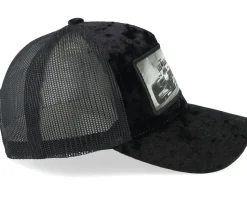Formula Racing Cars Velvet Black A-Frame Trucker - Calza Pennello