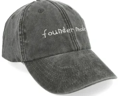 Founder Mode Washed Black Dad Cap - Iconic