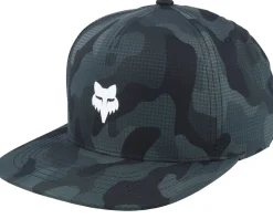 Fox Head Camo Tech Black Camo Snapback - Fox