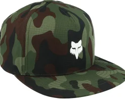 Fox Head Camo Tech Green Camo Snapback - Fox