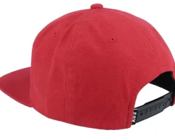 Fox Head Hat Flame Red Snapback - Fox