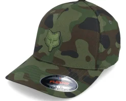 Fox Head Hat Green Camo Flexfit - Fox