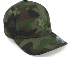 Fox Head Hat Green Camo Flexfit - Fox