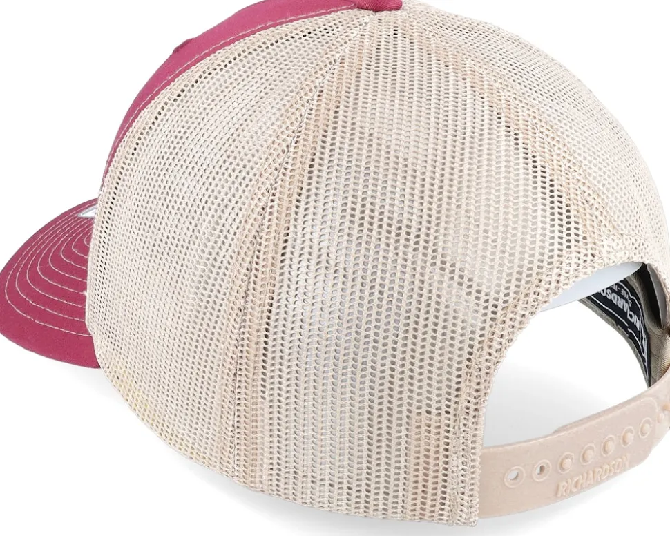 112fp Split Cardinal/Tan Trucker - Richardson