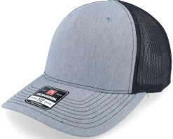 112fp Split Charcoal/Black Trucker - Richardson