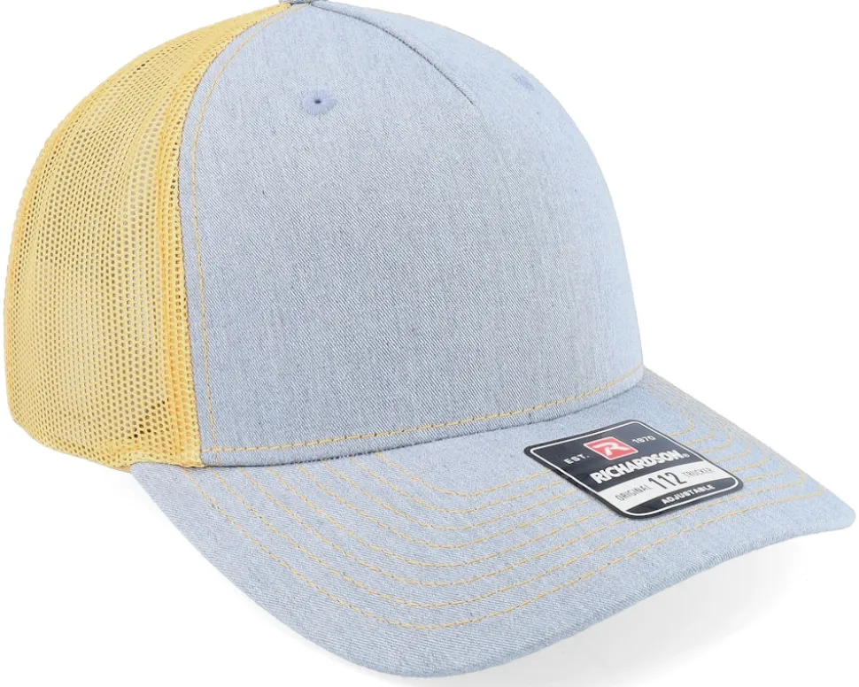 112fp Split Heather Grey/Amber Gold Trucker - Richardson