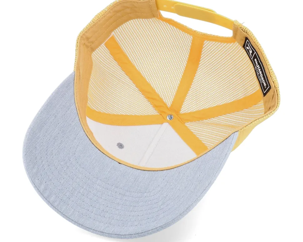 112fp Split Heather Grey/Amber Gold Trucker - Richardson