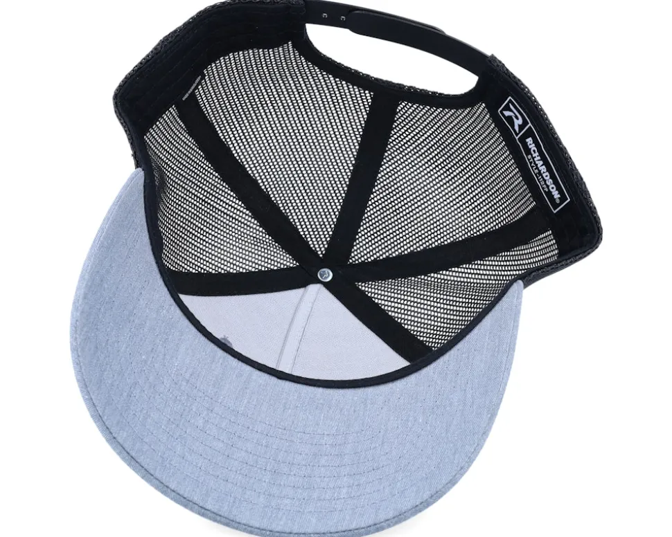 112fp Split Heather Grey/Black Trucker - Wild Spirit