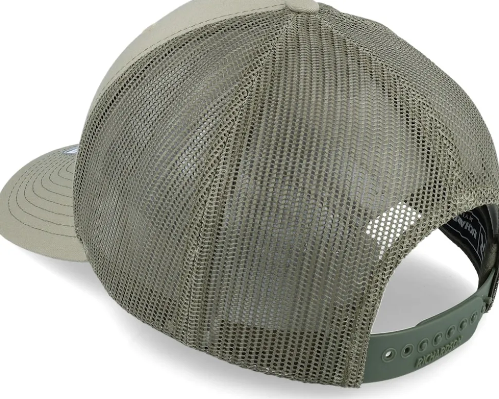 112fp Split Pale Khaki/Loden Trucker - Richardson