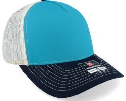 112fp Tri Blue Teal/Birch/Navy Trucker - Richardson