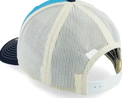 112fp Tri Blue Teal/Birch/Navy Trucker - Richardson