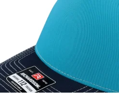 112fp Tri Blue Teal/Birch/Navy Trucker - Richardson