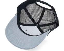 112fpr Split Heather Grey/Black/Black Rope Trucker - Richardson