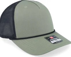 112fpr Split Loden/Black/Black Rope Trucker - Richardson