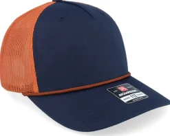 112fpr Split Navy/Dark Orange/Dark Orange Rope Trucker - Richardson