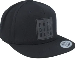 För Djävulen Patch Black Snapback - Kränkt!