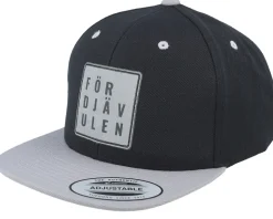 För Djävulen Patch Dark Brown Snapback - Kränkt!
