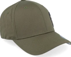 France Army Skull Olive Wooly Combed Flexfit - Army Head