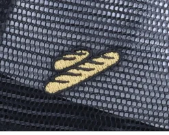 France Ripped Flag Patch Baguette Black Trucker - Iconic