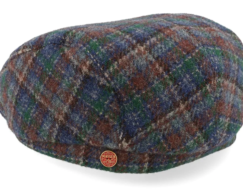 Frankie Soft Shetland Multi Flat Cap - Mayser
