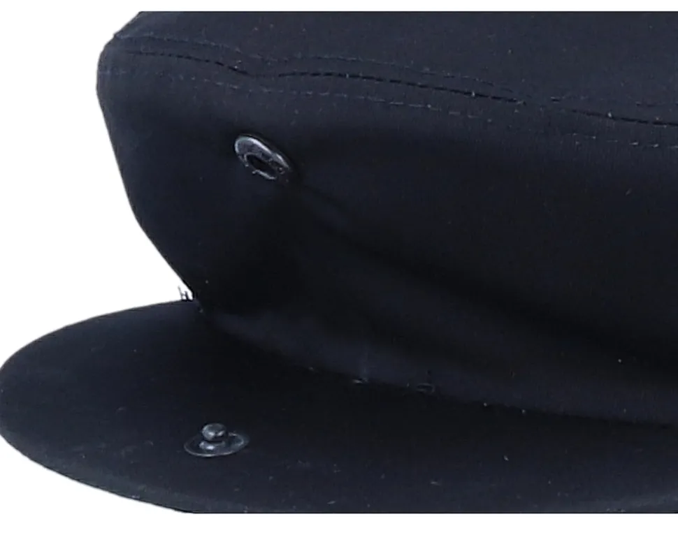 Fraser Sr. Twill Black Flat Cap - CTH Ericson