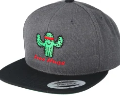 Free Hugs Charcoal/Black Snapback - Boom