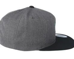 Free Hugs Charcoal/Black Snapback - Boom