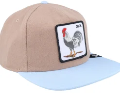 Free Range Wildlife Tan/Light Blue Snapback - Goorin Bros.