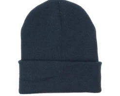 French Navy Cuff Blank Beanie - Beechfield