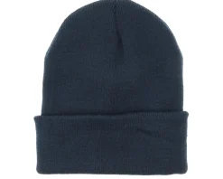 French Navy Cuff Blank Beanie - Beechfield