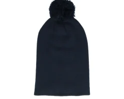 French Navy Pom Blank Beanie - Beechfield