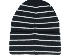 French Navy/Soft White Deep Striped Cuff - Beechfield