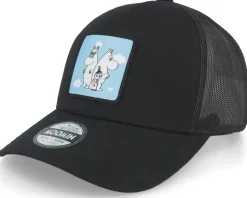 Friends Blue Patch Black Trucker - Moomin