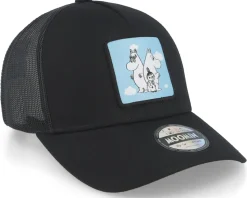 Friends Blue Patch Black Trucker - Moomin