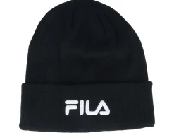 Frisco Slouchy Beanie With Big Logo Black Cuff - Fila