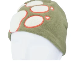 Front Paw Hat Burnt Olive Beanie - Jack Wolfskin