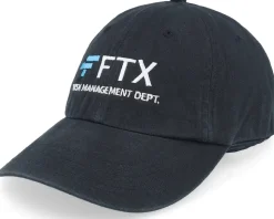 FTX Risk Management Black Dad Cap - Iconic