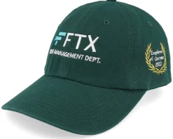 Ftx Risk Management Dept. Dark Green Dad Cap - Iconic