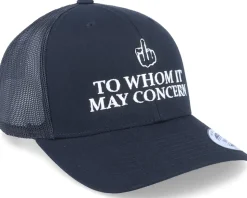 Fu To Whom It May Concern Black Trucker - Iconic