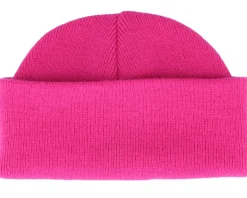 Fuchia Short Blank Beanie - Beechfield
