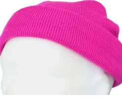 Fuchia Short Blank Beanie - Beechfield