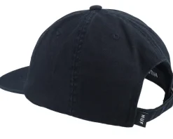Fuck It 6 Panel Hat Black Strapback - HUF
