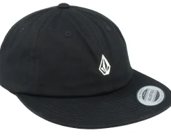 Full Stone Dad Cap Black Strapback - Volcom